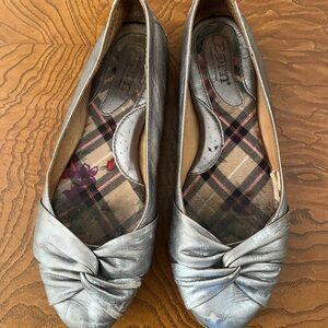 Born Silver Knot Flats
